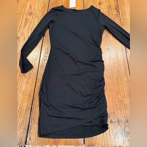 BTFBM Black Ruched Asymmetrical  Bodycon Mini Dress – NWT Size Small - Picture 12 of 13